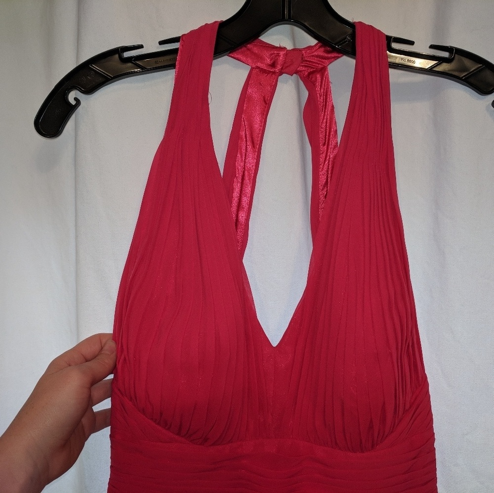 Red Aidan party dress
